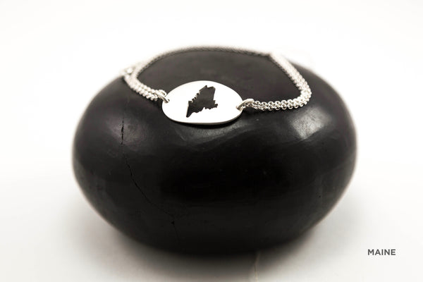 Small Oval Double Chain Bracelet